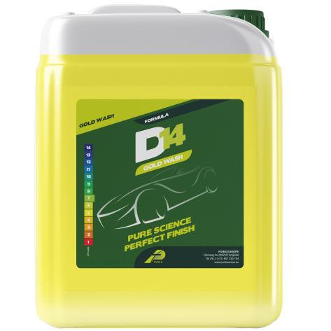 D14 Gold wash & wax 20L