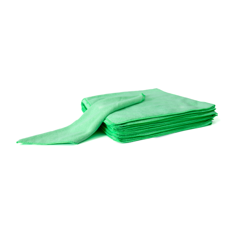 Microfiber towel 40x40cm 300gr green 20 pcs.
